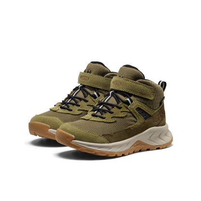 Little Kids' Hightrail Waterproof Hiking Boot Dark Olive/Martini Olive - Keen