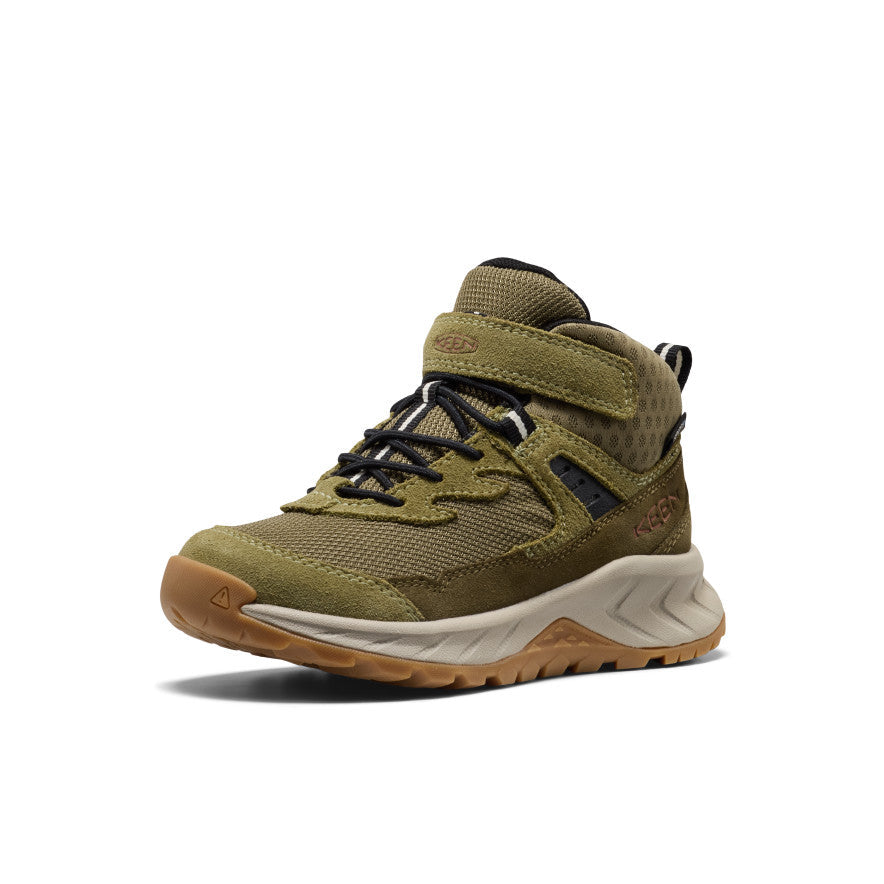Little Kids' Hightrail Waterproof Hiking Boot Dark Olive/Martini Olive - Keen
