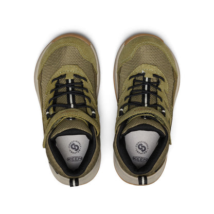 Little Kids' Hightrail Waterproof Hiking Boot Dark Olive/Martini Olive - Keen