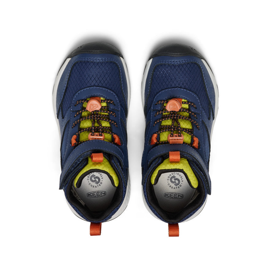Little Kids' Skua Waterproof Boot Naval Academy/Rogue Green - Keen