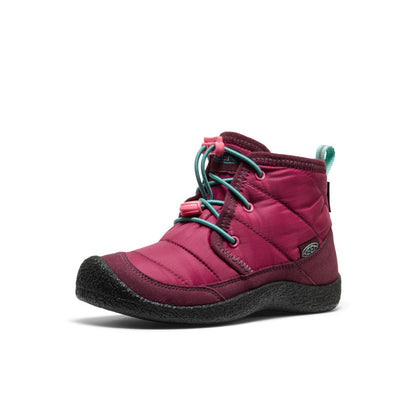 Big Kids' Howser II Waterproof Chukka Beaujolais/Pool Blue - Keen