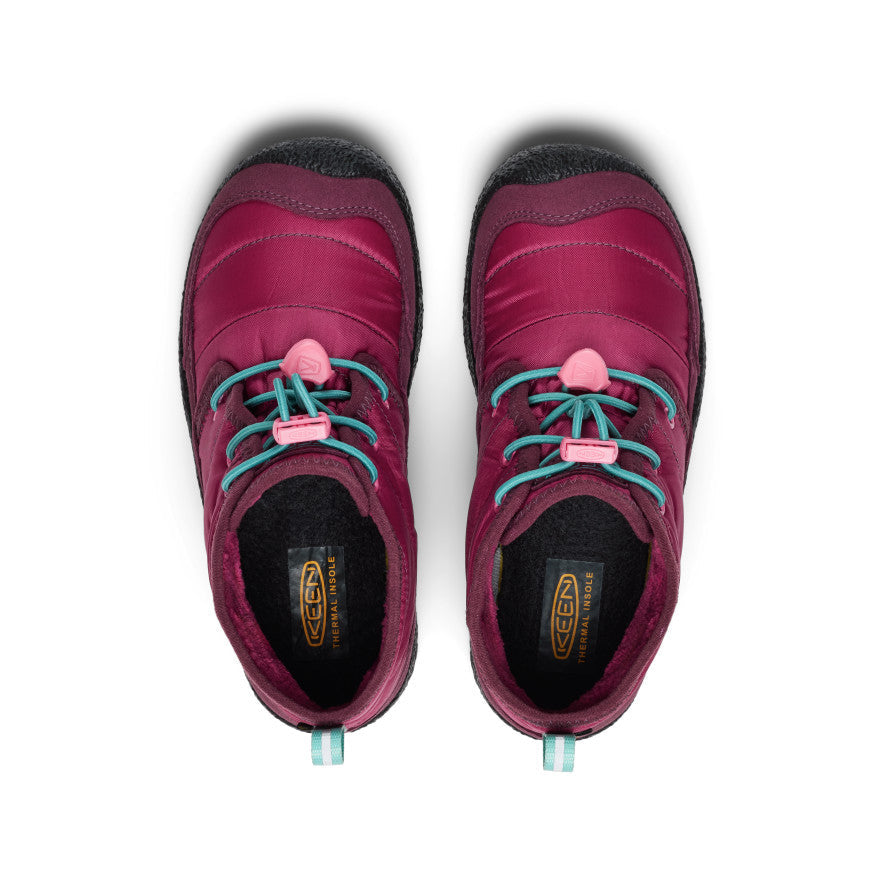 Big Kids' Howser II Waterproof Chukka Beaujolais/Pool Blue - Keen