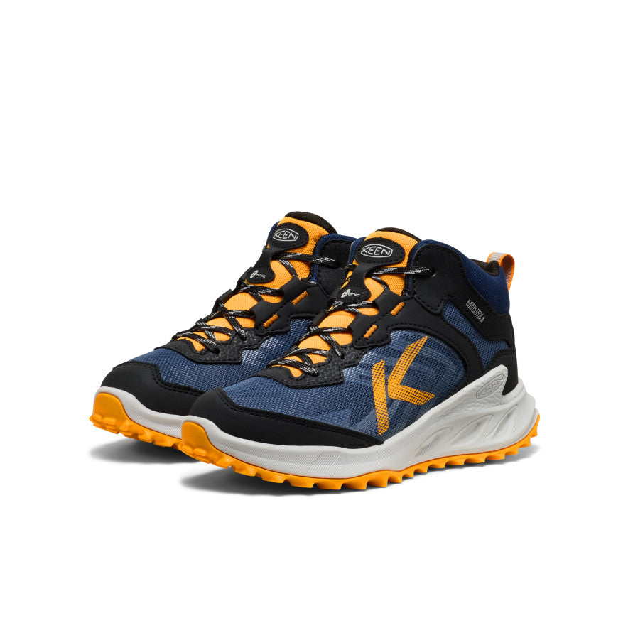 Big Kids' Zionic Waterproof Boot Naval Academy/Bright Marigold - Keen