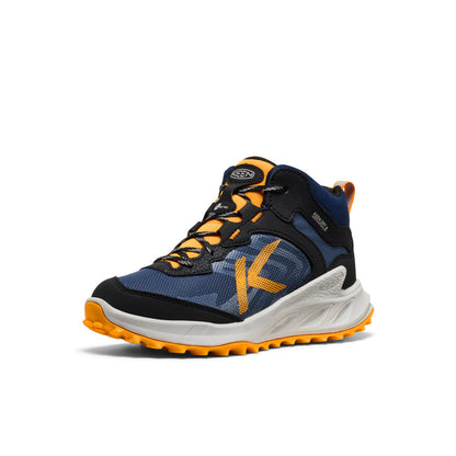 Big Kids' Zionic Waterproof Boot Naval Academy/Bright Marigold - Keen