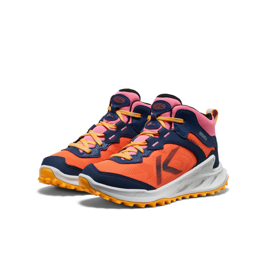 Big Kids' Zionic Waterproof Boot Naval Academy/Nasturtium - Keen