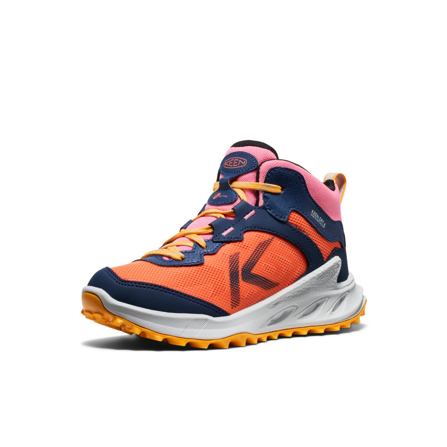 Big Kids' Zionic Waterproof Boot Naval Academy/Nasturtium - Keen