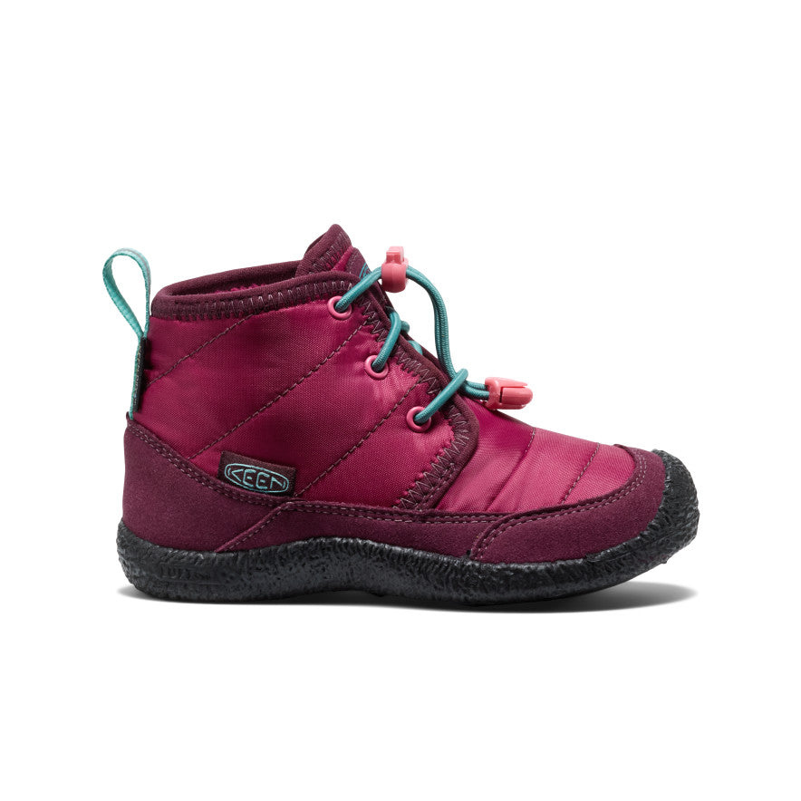 Little Kids' Howser II Waterproof Chukka Beaujolais/Pool Blue - Keen