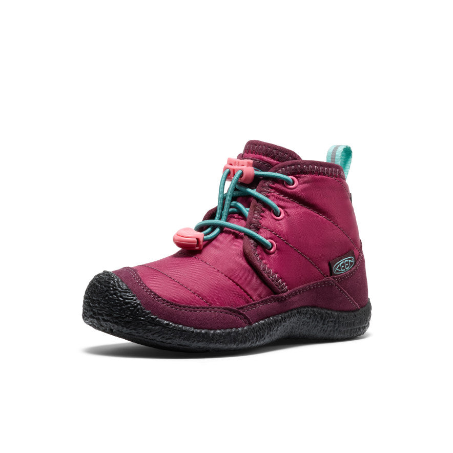 Little Kids' Howser II Waterproof Chukka Beaujolais/Pool Blue - Keen