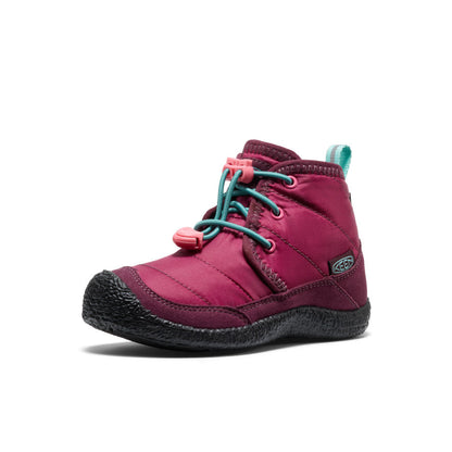 Little Kids' Howser II Waterproof Chukka Beaujolais/Pool Blue - Keen