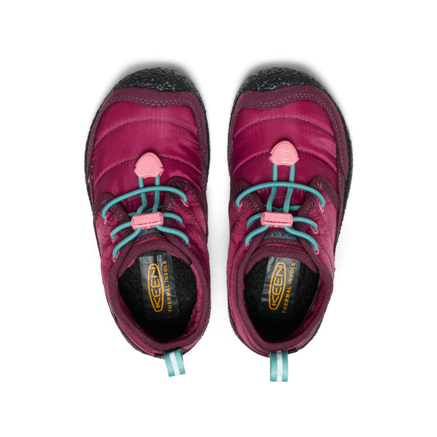 Little Kids' Howser II Waterproof Chukka Beaujolais/Pool Blue - Keen