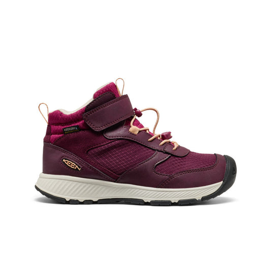 Big Kids' Skua Waterproof Boot Fig/Peach Fuzz - Keen