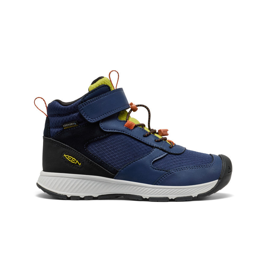 Big Kids' Skua Waterproof Boot Naval Academy/Rogue Green - Keen