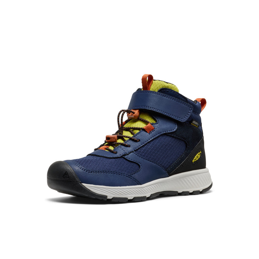 Big Kids' Skua Waterproof Boot Naval Academy/Rogue Green - Keen