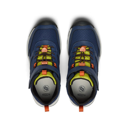 Big Kids' Skua Waterproof Boot Naval Academy/Rogue Green - Keen