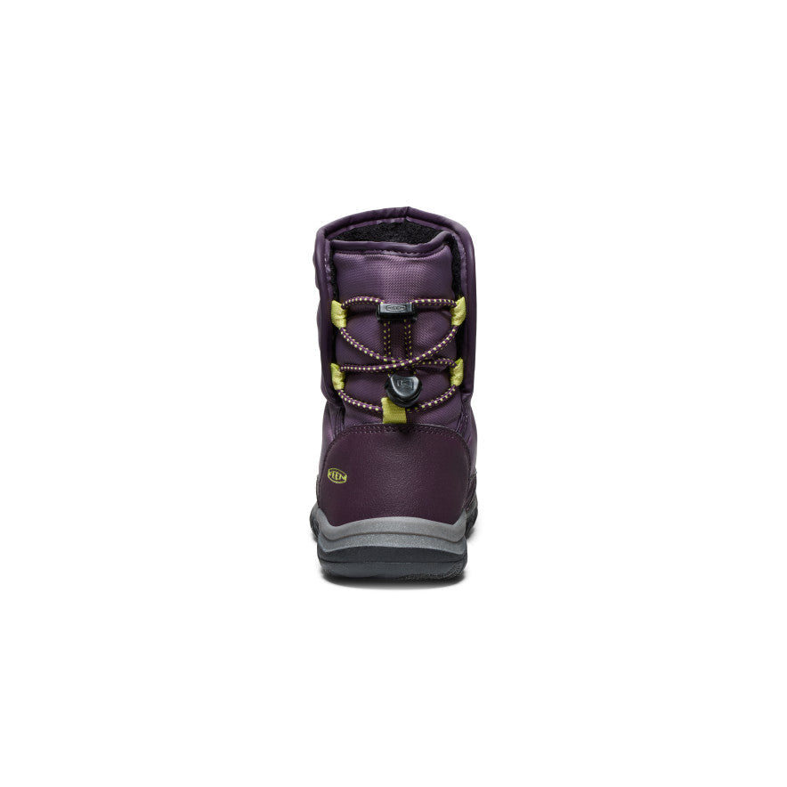 Little Kids' Puffrider Waterproof Winter Boot Black Plum/Daiquiri Green - Keen