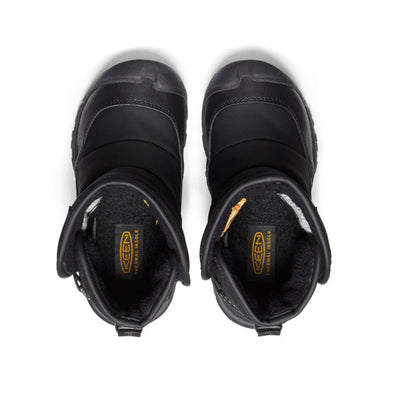 Little Kids' Puffrider Waterproof Winter Boot Black/Steel Grey - Keen