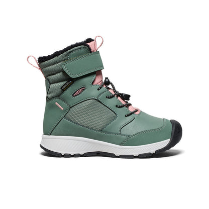 Little Kids' Skua Waterproof Winter Boot Dark Forest/Rose Elegance - Keen