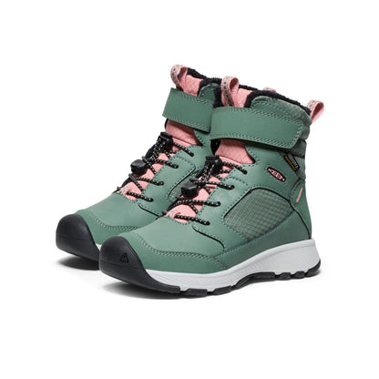 Little Kids' Skua Waterproof Winter Boot Dark Forest/Rose Elegance - Keen