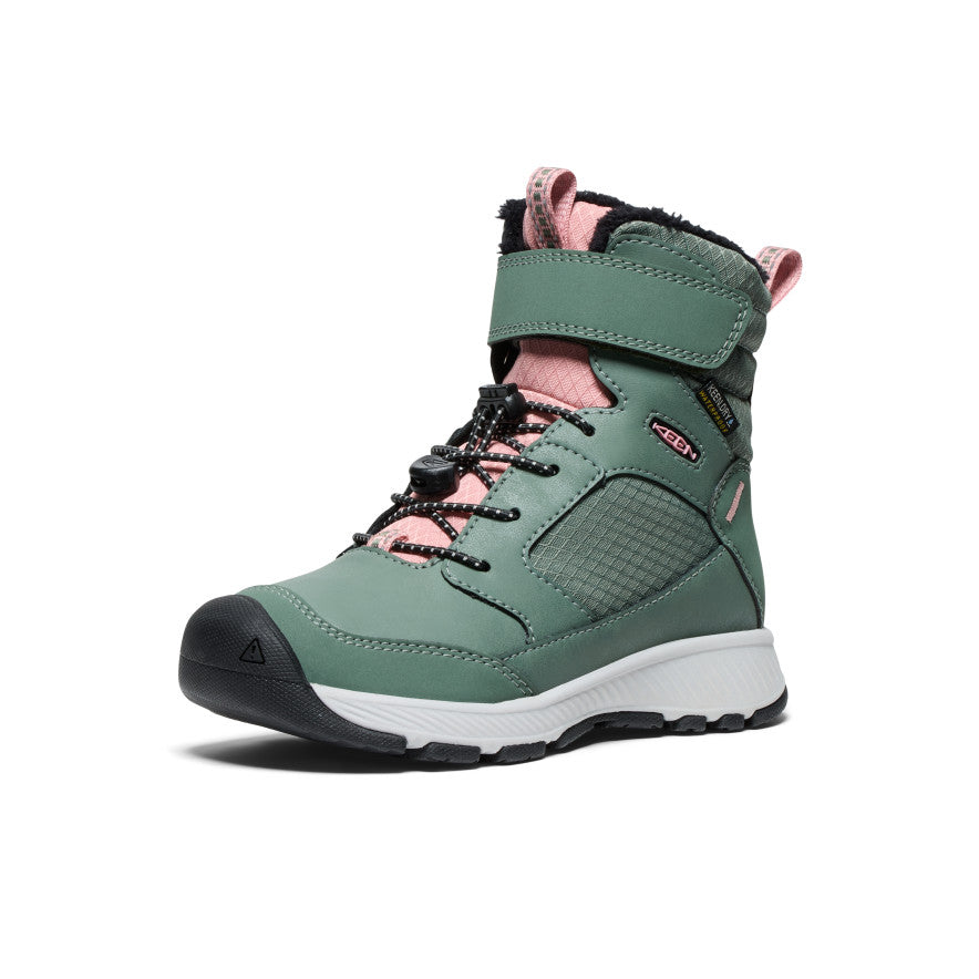 Little Kids' Skua Waterproof Winter Boot Dark Forest/Rose Elegance - Keen