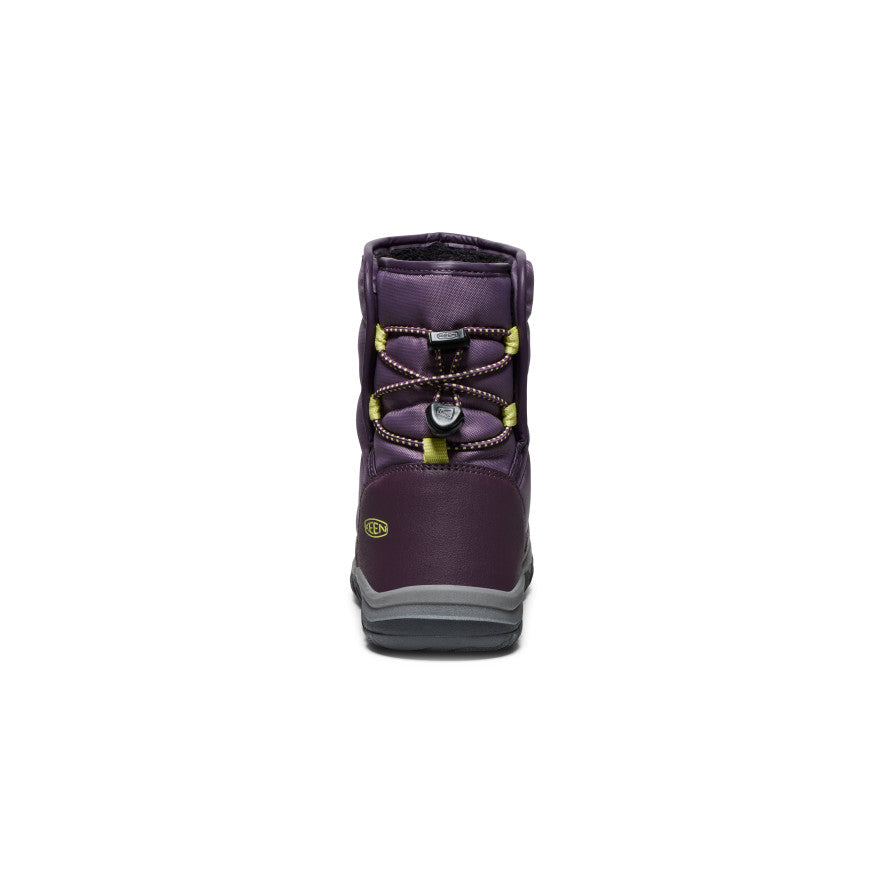 Big Kids' Puffrider Waterproof Winter Boot Black Plum/Daiquiri Green - Keen