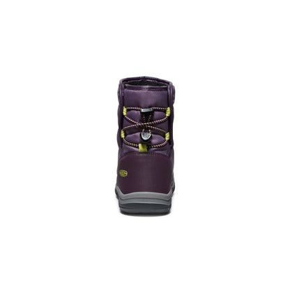 Big Kids' Puffrider Waterproof Winter Boot Black Plum/Daiquiri Green - Keen