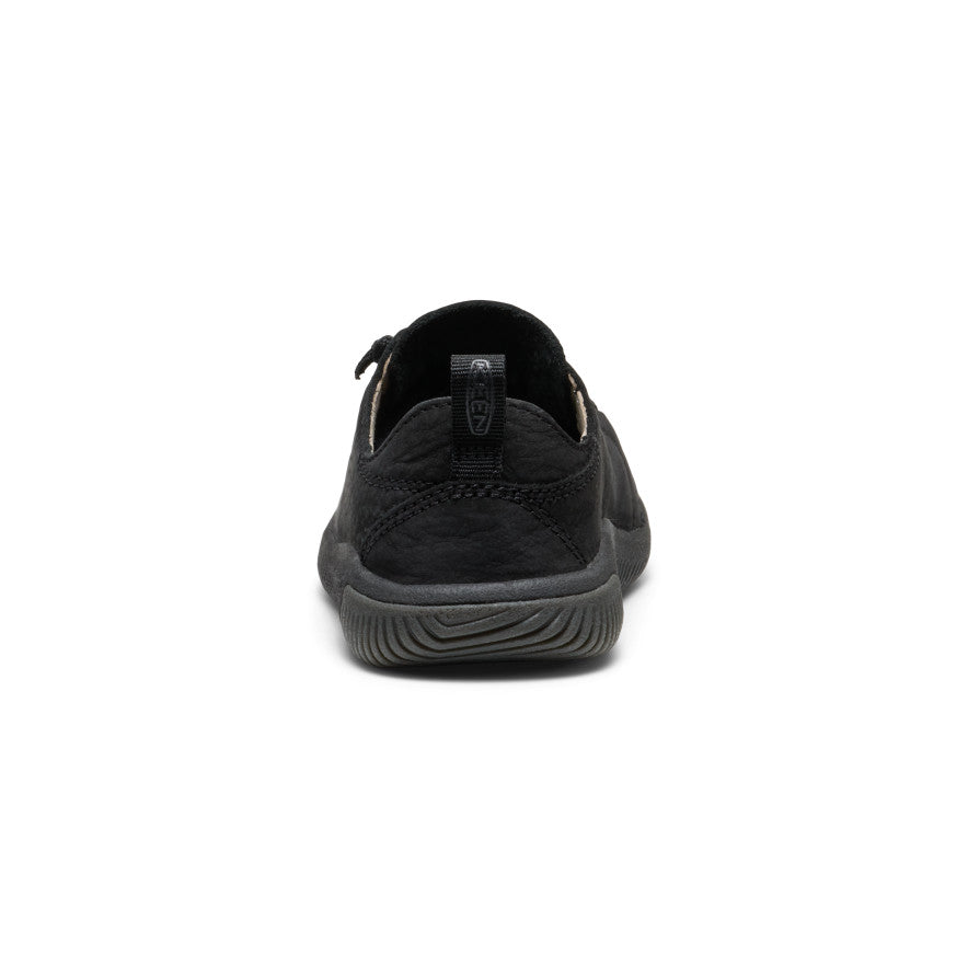 Little Kids' KNX Leather Sneaker Triple Black - Keen