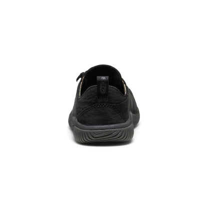 Little Kids' KNX Leather Sneaker Triple Black - Keen