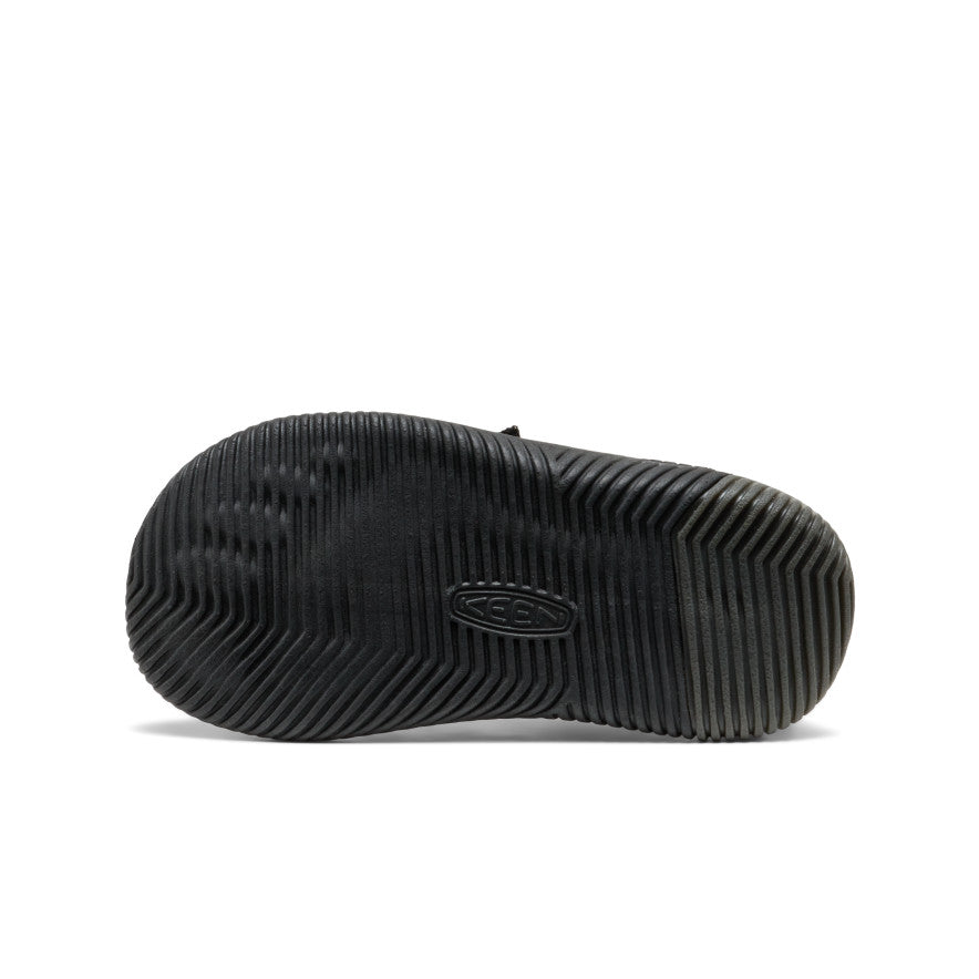 Little Kids' KNX Leather Sneaker Triple Black - Keen