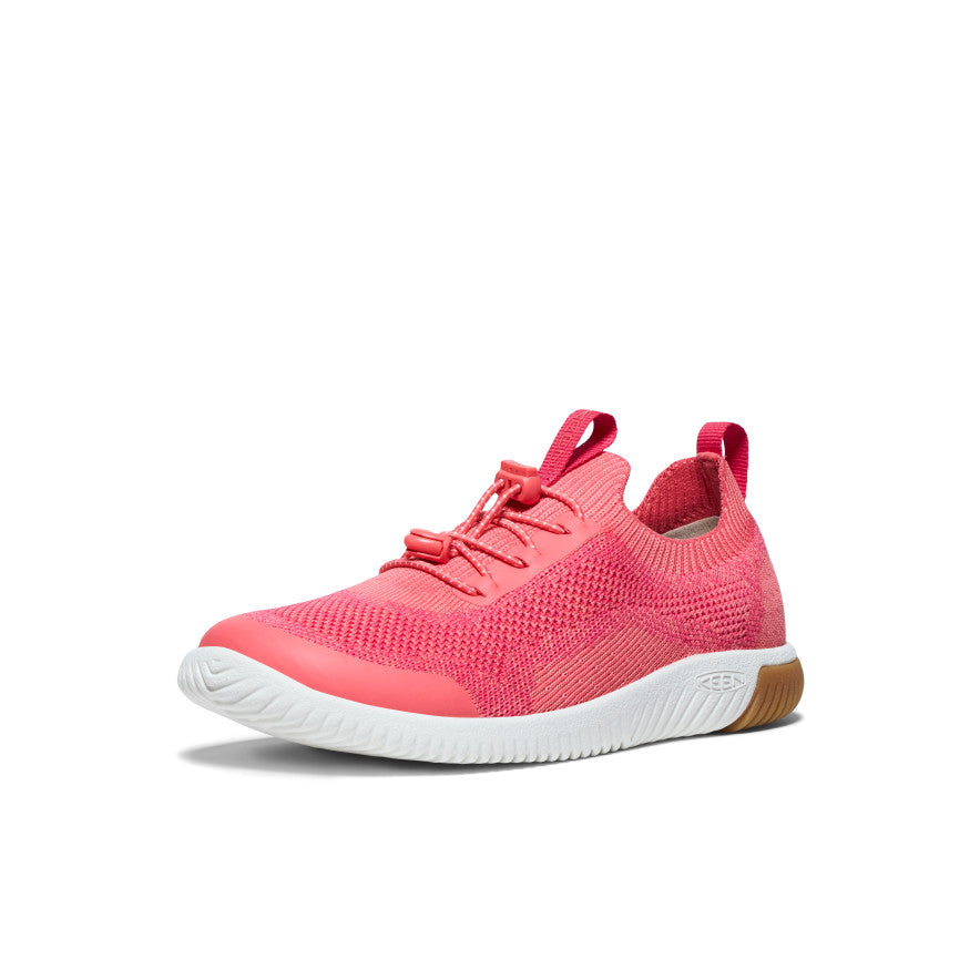 Big Kids' KNX Knit Sneaker Dubarry/Star White - Keen