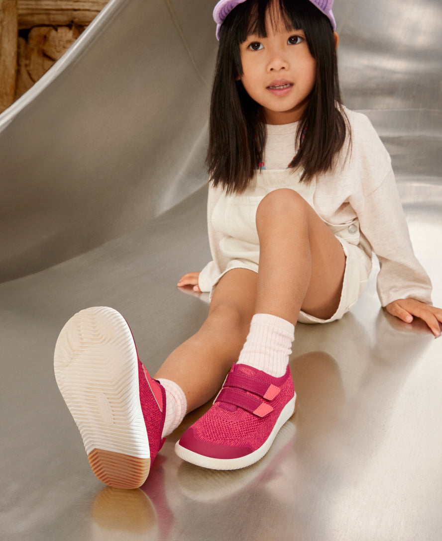 Little Kids' KNX Knit Double Strap Black/Evening Primrose - Keen