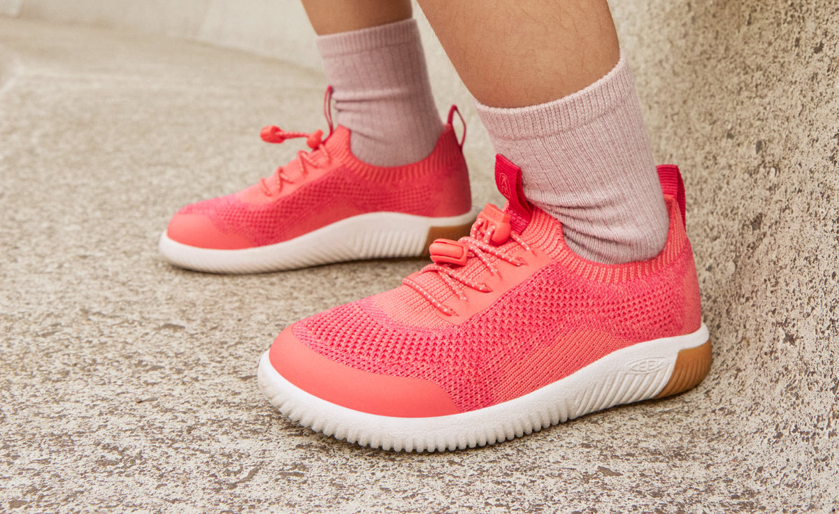 Little Kids' KNX Knit Sneaker Iguana/Evening Primrose - Keen