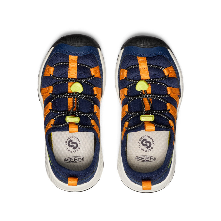 Little Kids' Motozoa Sneaker Naval Academy/Bright Marigold - Keen