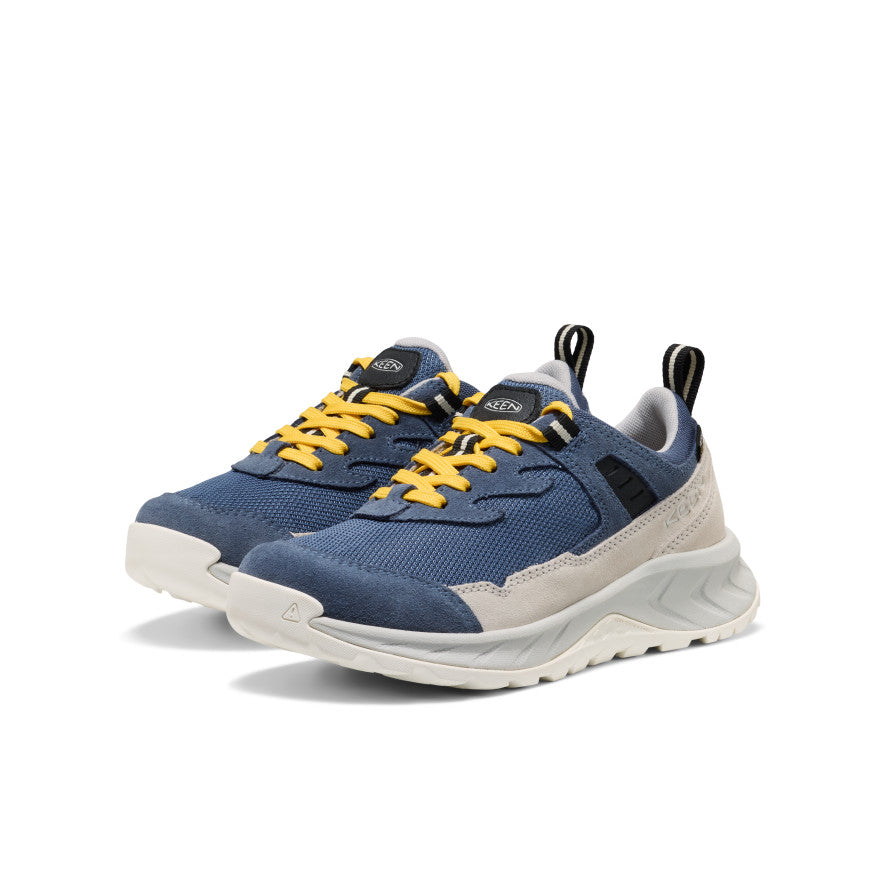 Big Kids' Hightrail Waterproof Hiking Shoe Vintage Indigo/Alloy - Keen