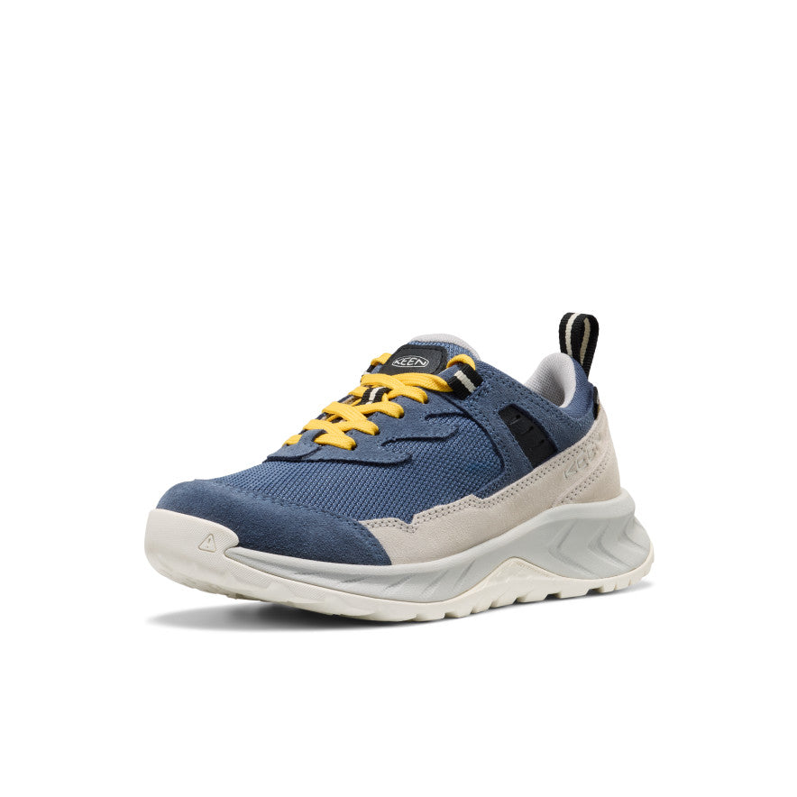 Big Kids' Hightrail Waterproof Hiking Shoe Vintage Indigo/Alloy - Keen