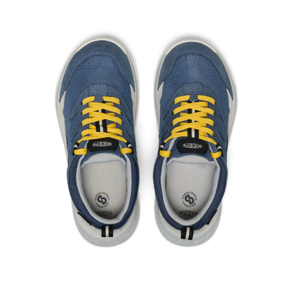 Big Kids' Hightrail Waterproof Hiking Shoe Vintage Indigo/Alloy - Keen
