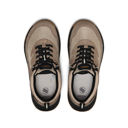 Big Kids' Hightrail Waterproof Hiking Shoe Brindle/Oak Buff - Keen