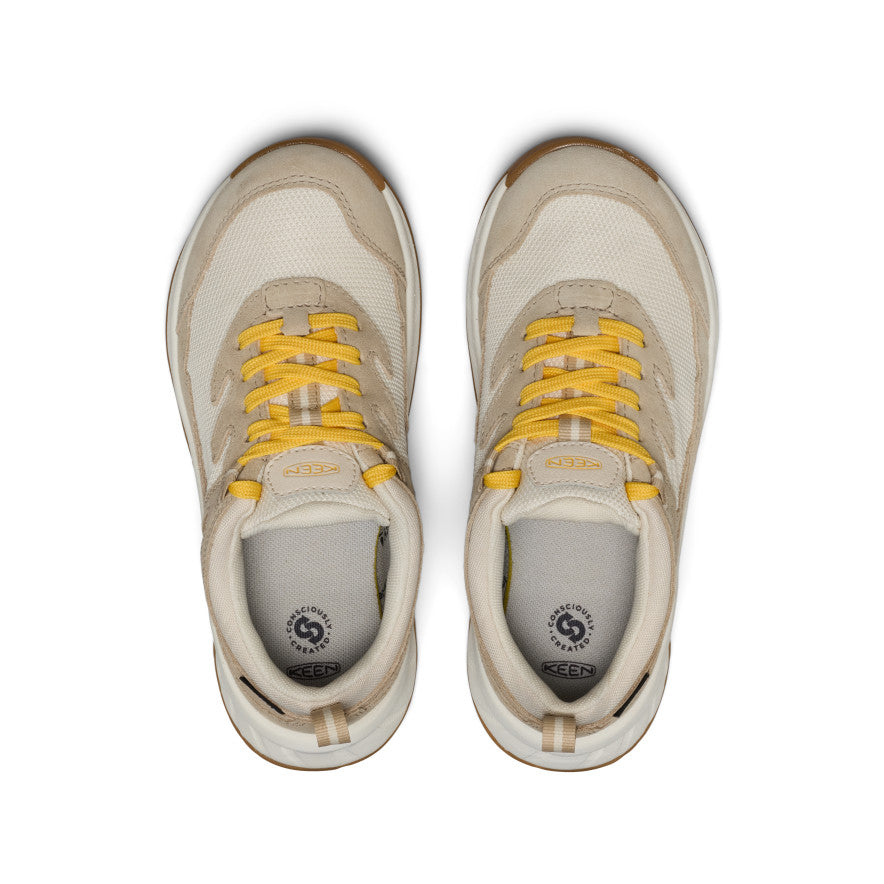 Big Kids' Hightrail Waterproof Hiking Shoe Birch/Daffodil - Keen