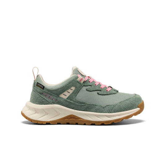 Big Kids' Hightrail Waterproof Hiking Shoe Lily Pad/Cashmere Rose - Keen