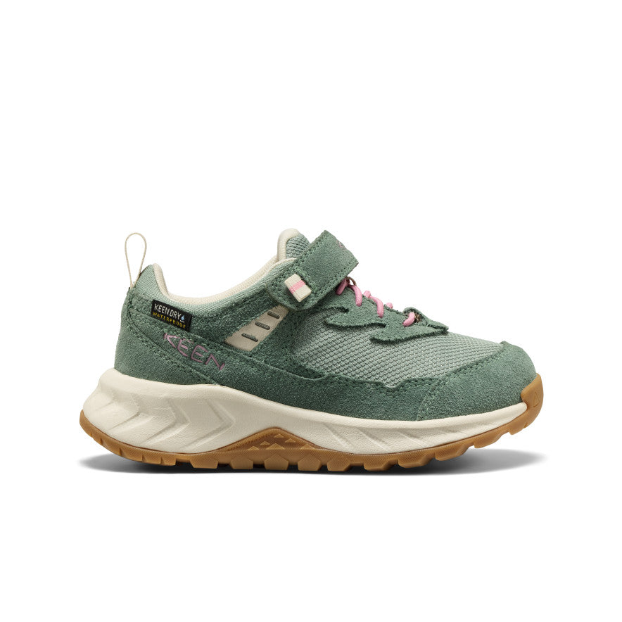 Little Kids' Hightrail Waterproof Hiking Shoe Lily Pad/Cashmere Rose - Keen