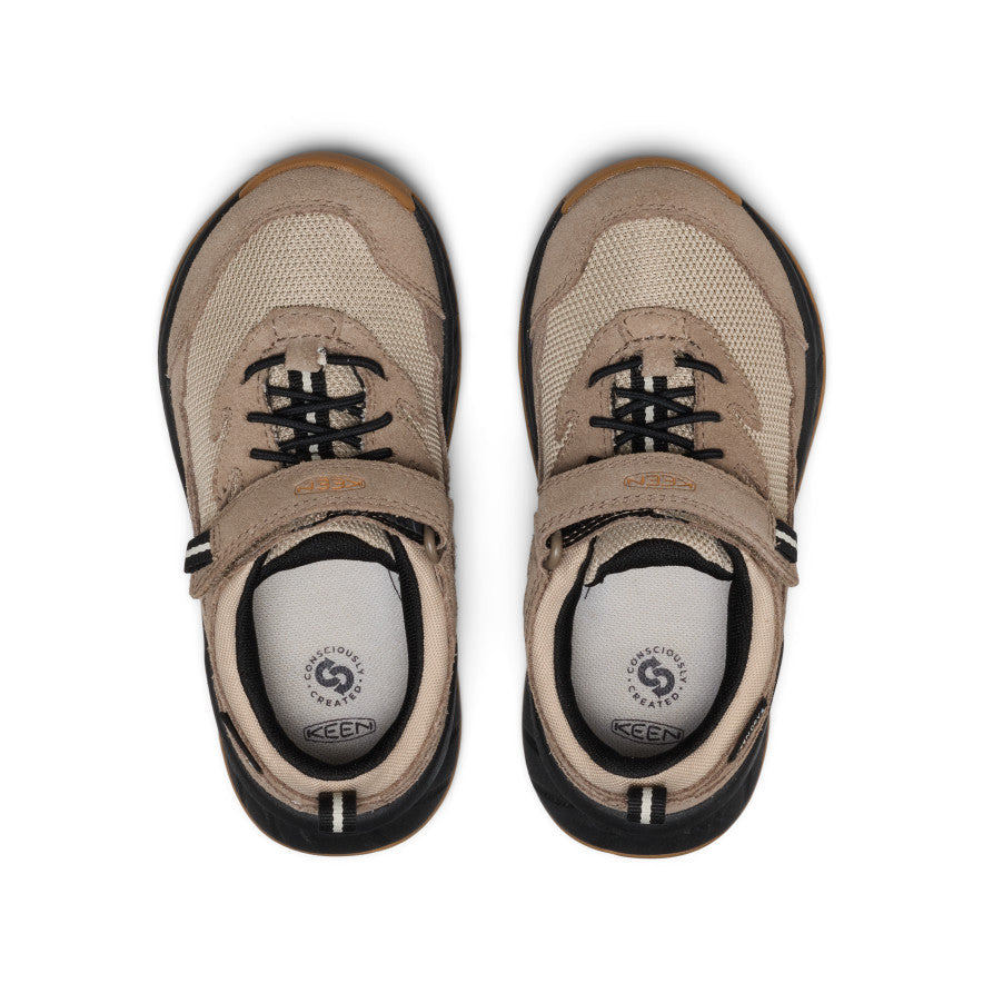 Little Kids' Hightrail Waterproof Hiking Shoe Brindle/Oak Buff - Keen