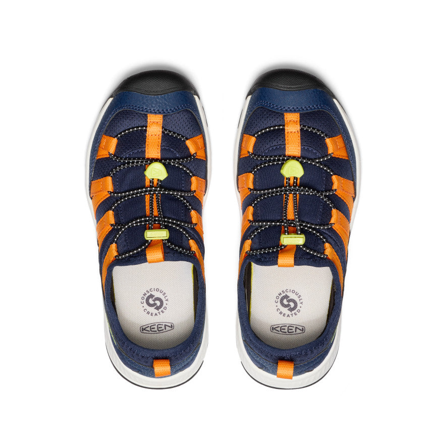 Big Kids' Motozoa Sneaker Naval Academy/Bright Marigold - Keen