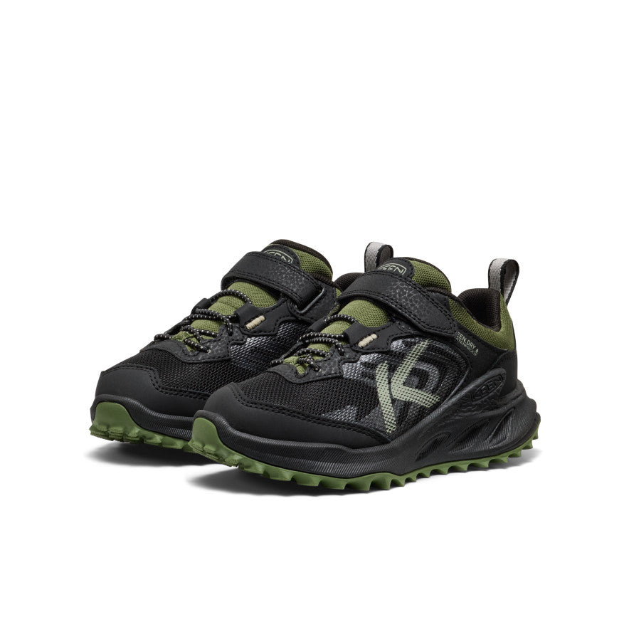Little Kids' Zionic Waterproof Shoe Black/Bronze Green - Keen