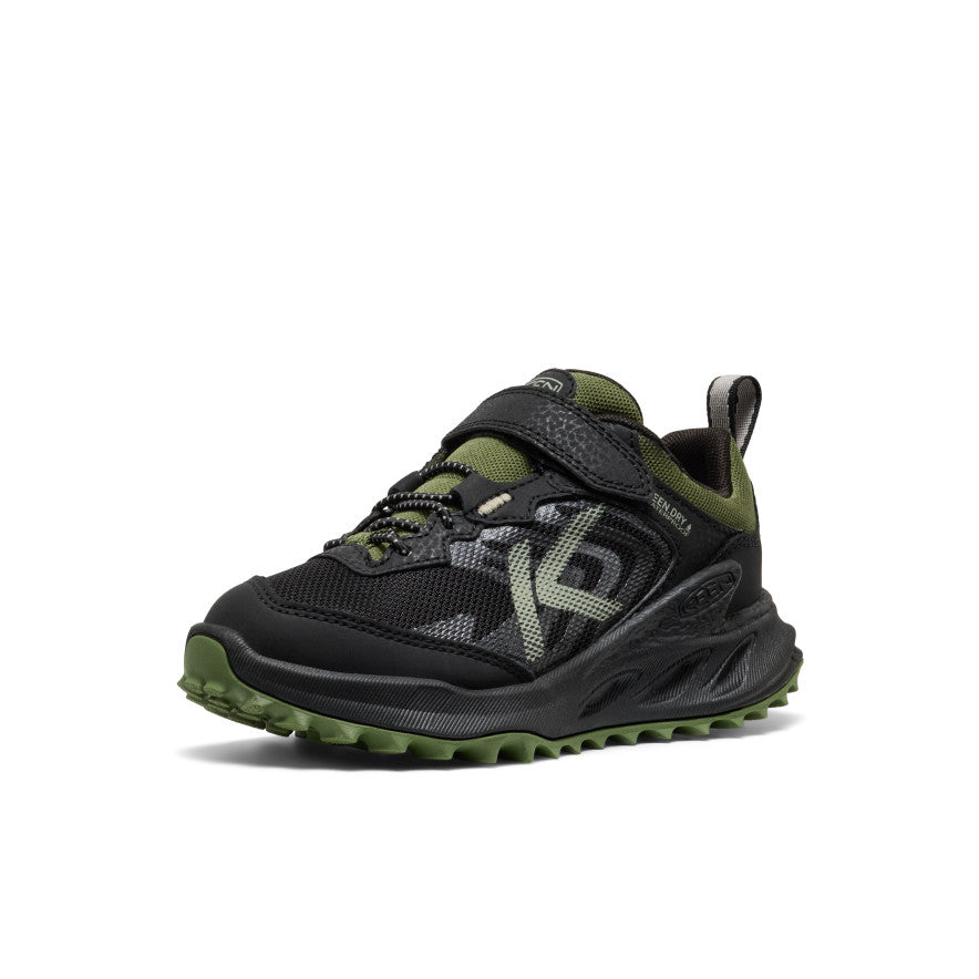 Little Kids' Zionic Waterproof Shoe Black/Bronze Green - Keen