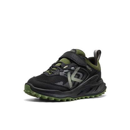 Little Kids' Zionic Waterproof Shoe Black/Bronze Green - Keen