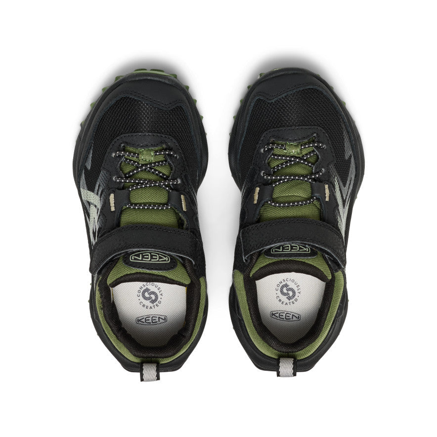 Little Kids' Zionic Waterproof Shoe Black/Bronze Green - Keen
