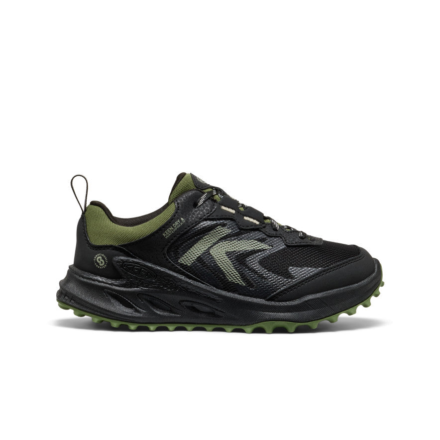 Big Kids' Zionic Waterproof Shoe Black/Bronze Green - Keen