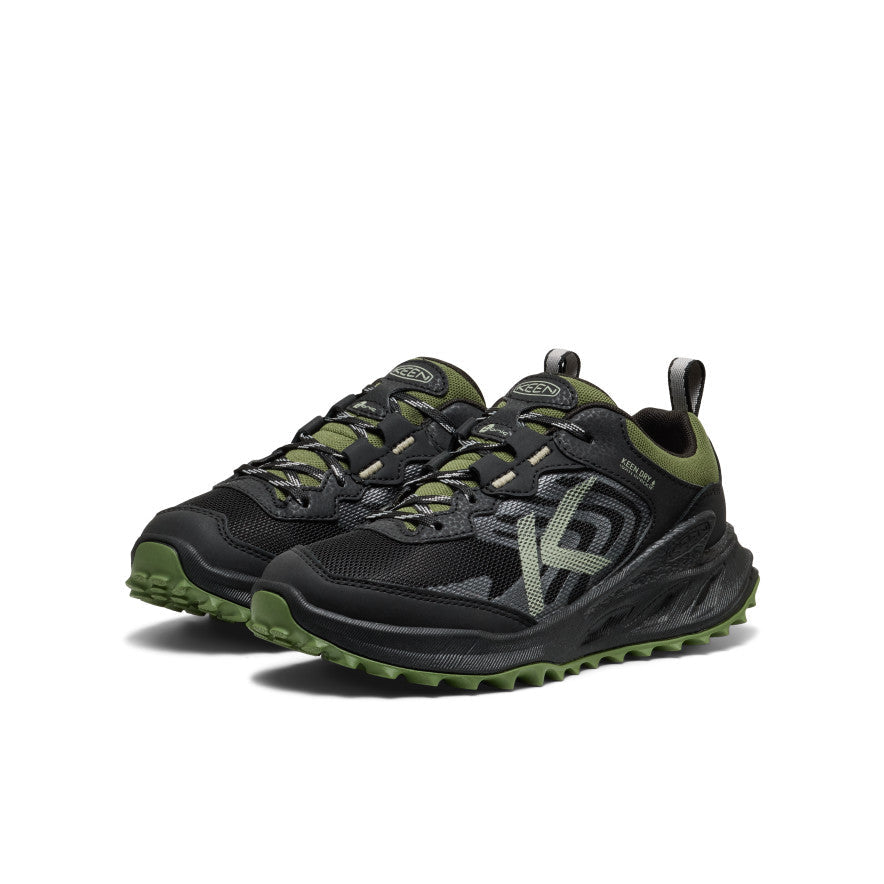 Big Kids' Zionic Waterproof Shoe Black/Bronze Green - Keen