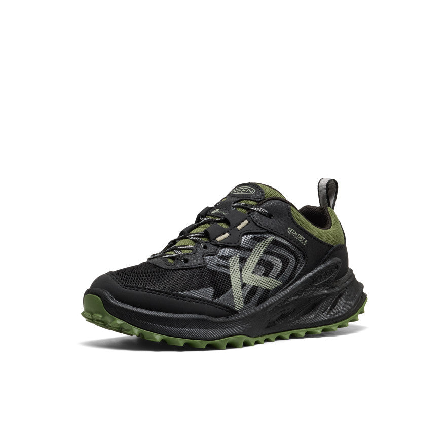 Big Kids' Zionic Waterproof Shoe Black/Bronze Green - Keen