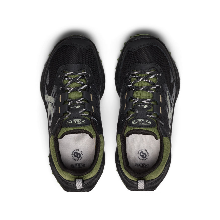 Big Kids' Zionic Waterproof Shoe Black/Bronze Green - Keen