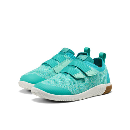 Big Kids' KNX Knit Double Strap Bright Aqua/Cabbage - Keen